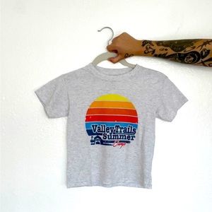 vintage valley trails summer camp baby tshirt